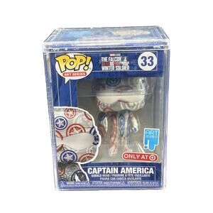 Funko Pop Captain America #33 Art Series Falcon Winter Soldier Protector